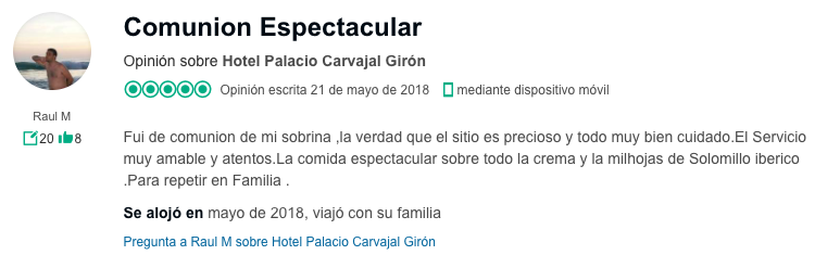 opinion_comunion_hotel_palacio_carvajal_giron