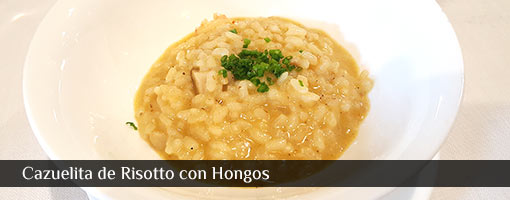Cazuelita de Risotto con Hongos