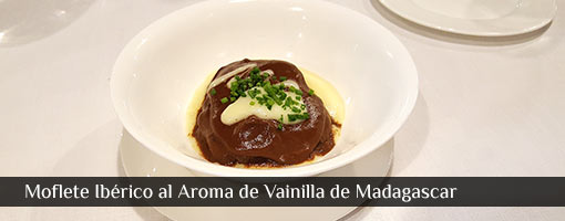 Moflete Ibérico al aroma de Vainilla de Madagascar