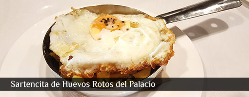 Sartencita de Huevos Rotos del Palacio